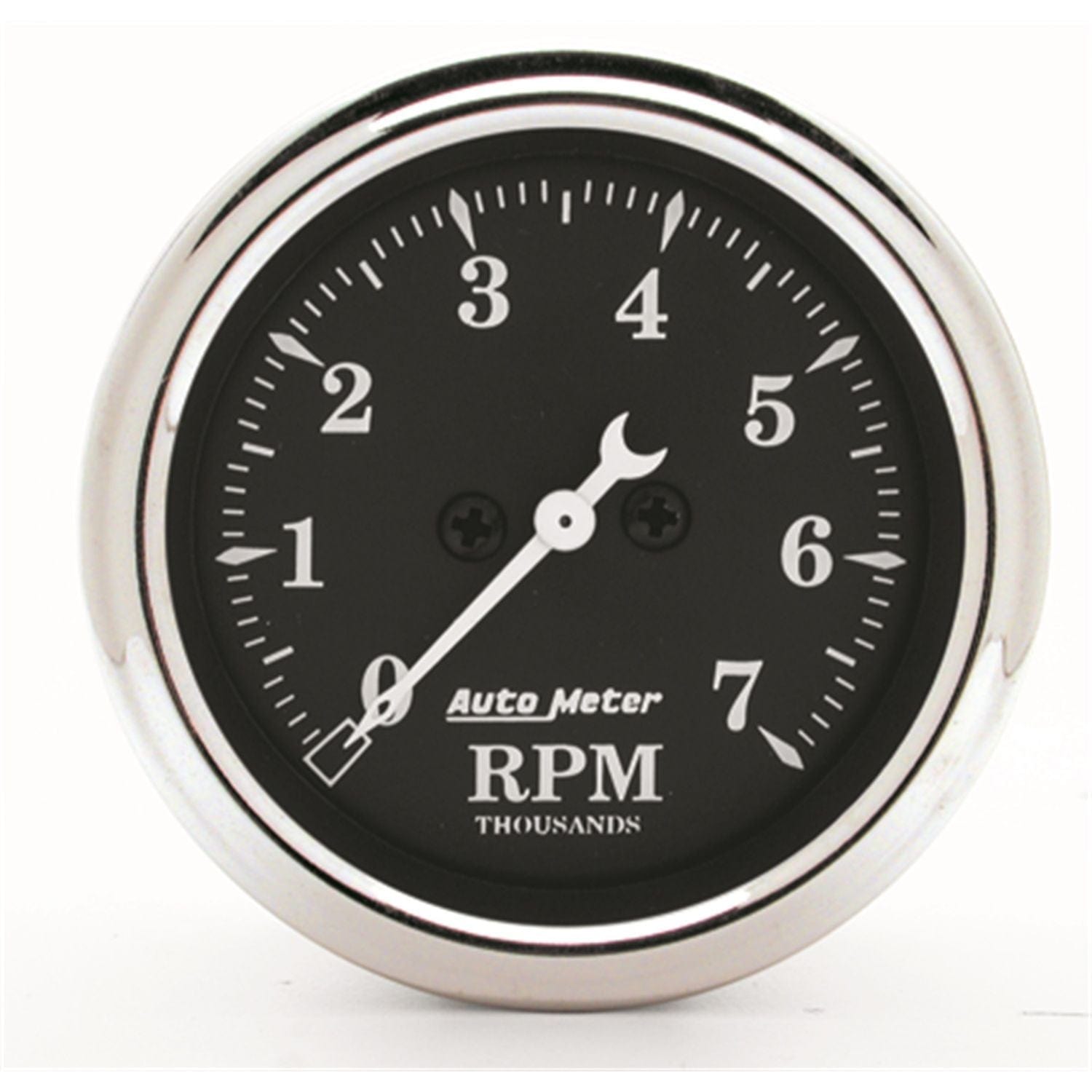 AUTOMETER 2-1/16", In-Dash, Electric, 0-7,000 rpm Auto Meter Old Tyme Black Tachometer AU1797 SR