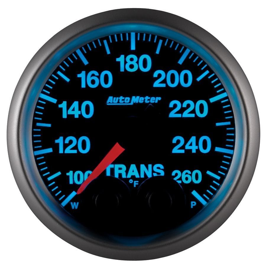 AUTOMETER 2-1/16", Programmable Warning Function, 100-260°F Auto Meter Elite Series Transmission Temperature Gauge AU5658 SR