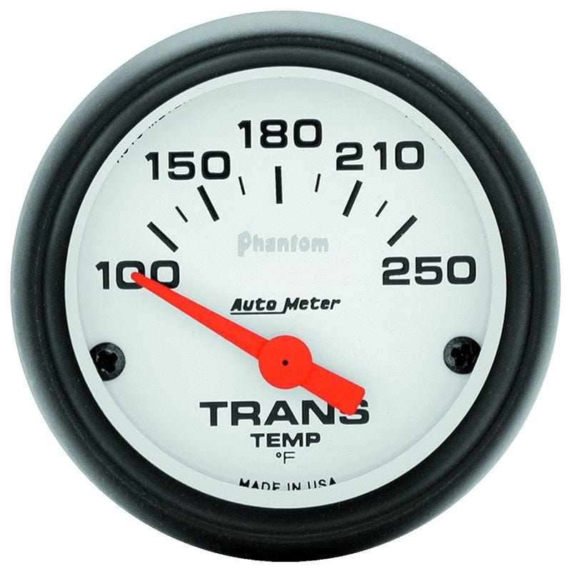 AUTOMETER 2-1/16", Short Sweep Electric, 100-250°F Auto Meter Phantom Series Transmission Temperature Gauge AU5757 SR