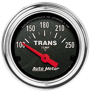 Auto Meter Traditional Chrome Series Transmission Temperature Gauge AU2552