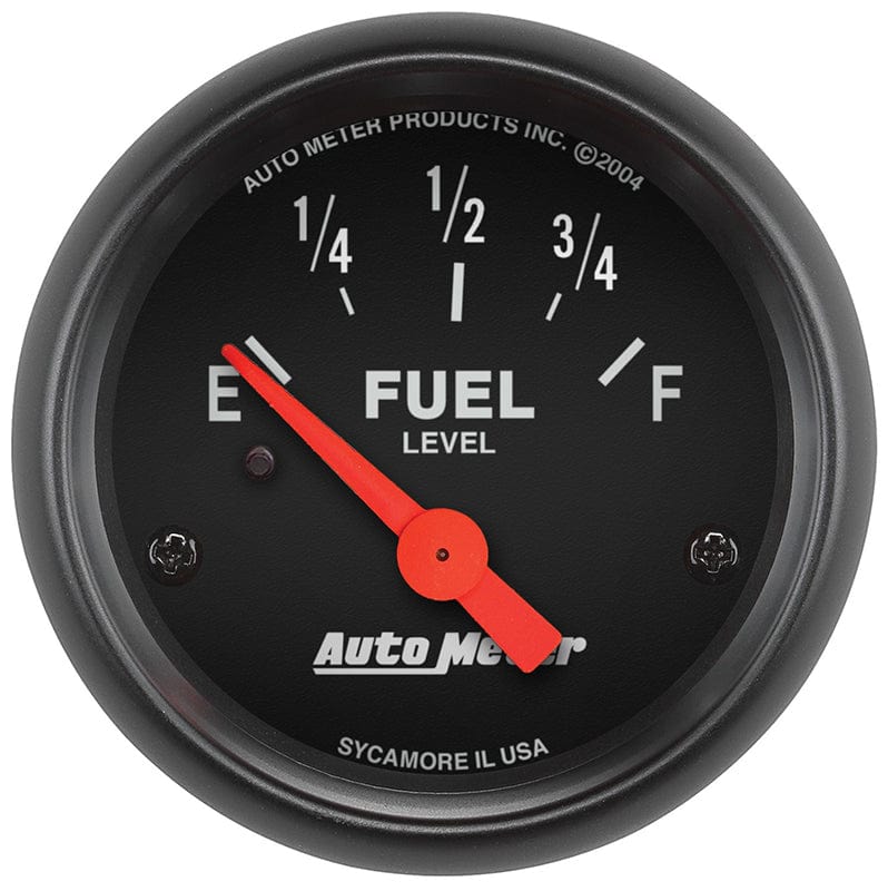 AUTOMETER 2-1/16", Short Sweep Electric, 240 ohms Empty/33 ohms Full Auto Meter Z-Series Fuel Level Gauge AU2643 SR