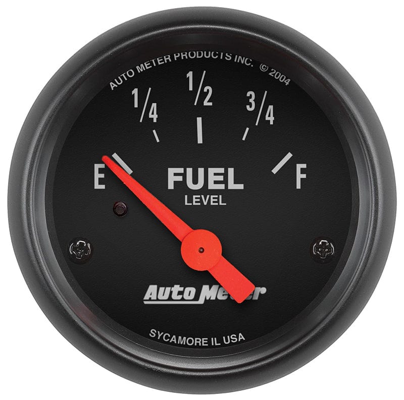 AUTOMETER 2-1/16", Short Sweep Electric, GM, 0 ohms Empty/30 ohms Full Auto Meter Z-Series Fuel Level Gauge AU2648 SR