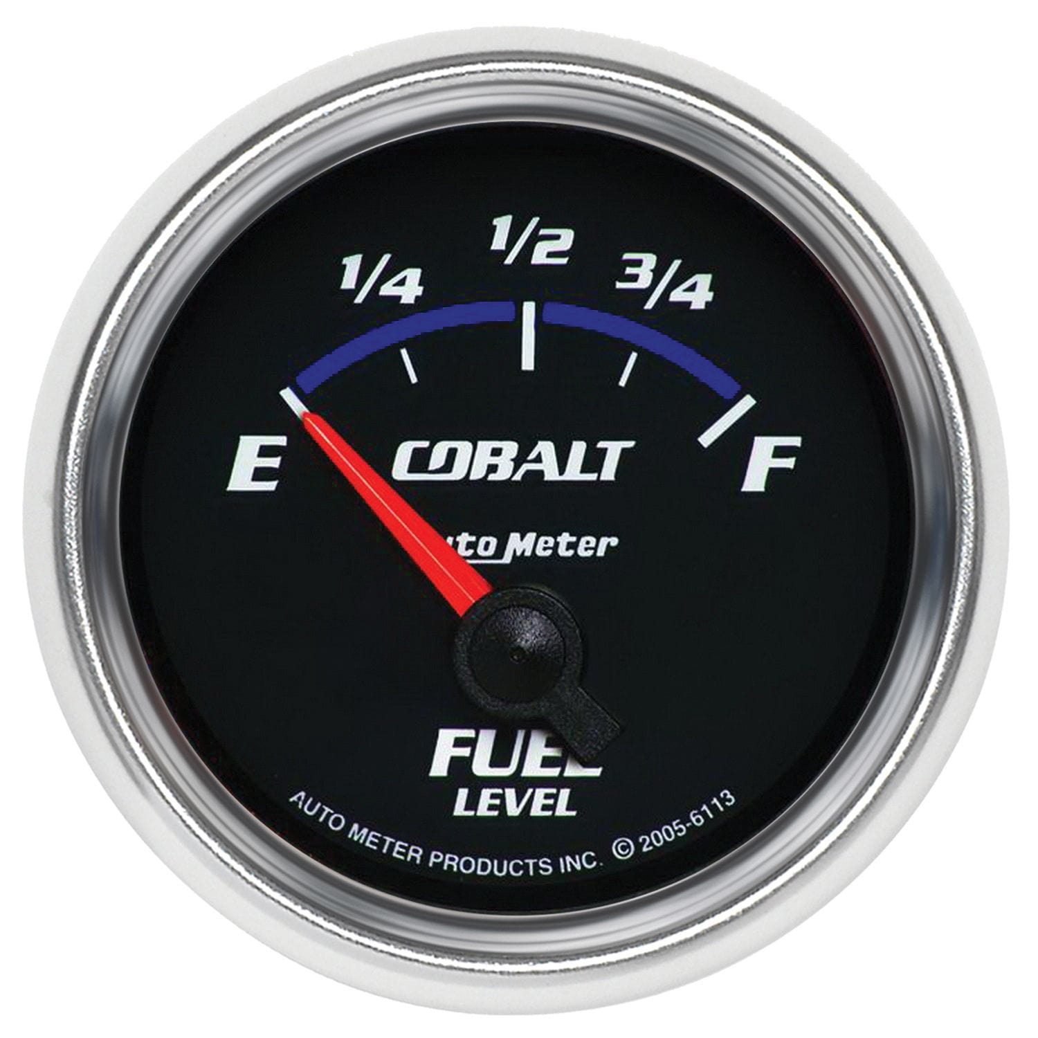AUTOMETER 2-1/16", Short Sweep Electric, GM, 0 ohms Empty/90 ohms Full Auto Meter Cobalt Series Fuel Level Gauge AU6113 SR