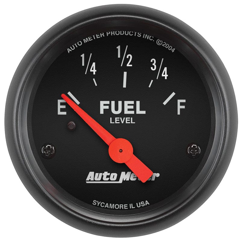 AUTOMETER 2-1/16", Short Sweep Electric, GM, 0 ohms Empty/90 ohms Full Auto Meter Z-Series Fuel Level Gauge AU2641 SR