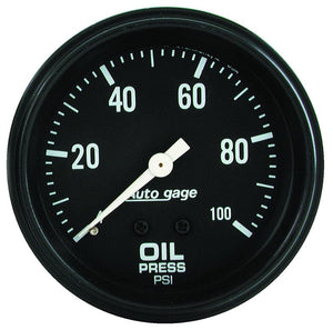 Auto Meter Auto gage Series Oil Pressure Gauge AU2312