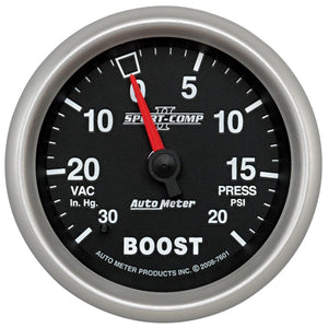 Auto Meter Sport-Comp II Boost/Vacuum Gauge AU7601