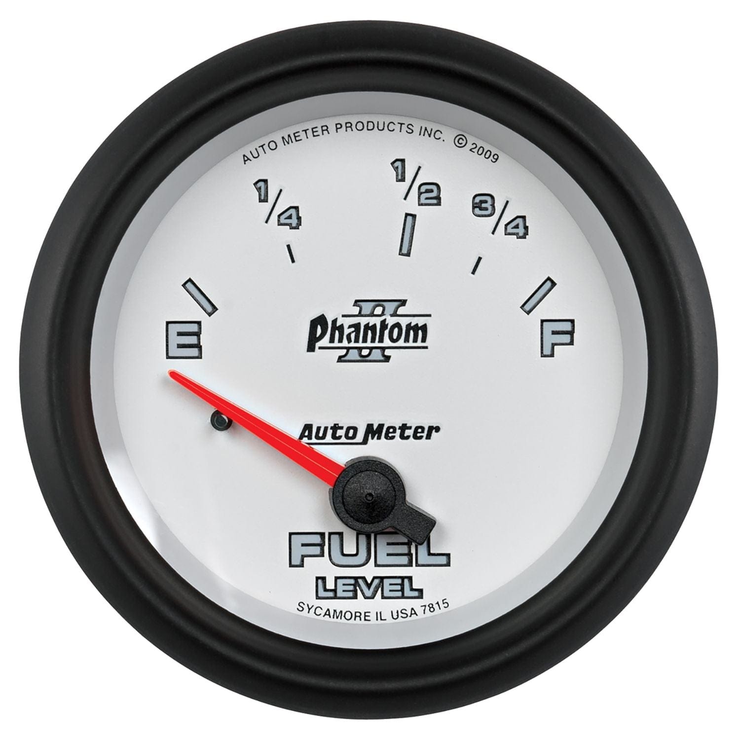 AUTOMETER 2-5/8", Short Sweep Electric, Ford, 73 ohms Empty/10 ohms Full Auto Meter Phantom II Series Fuel Level Gauge AU7815 SR