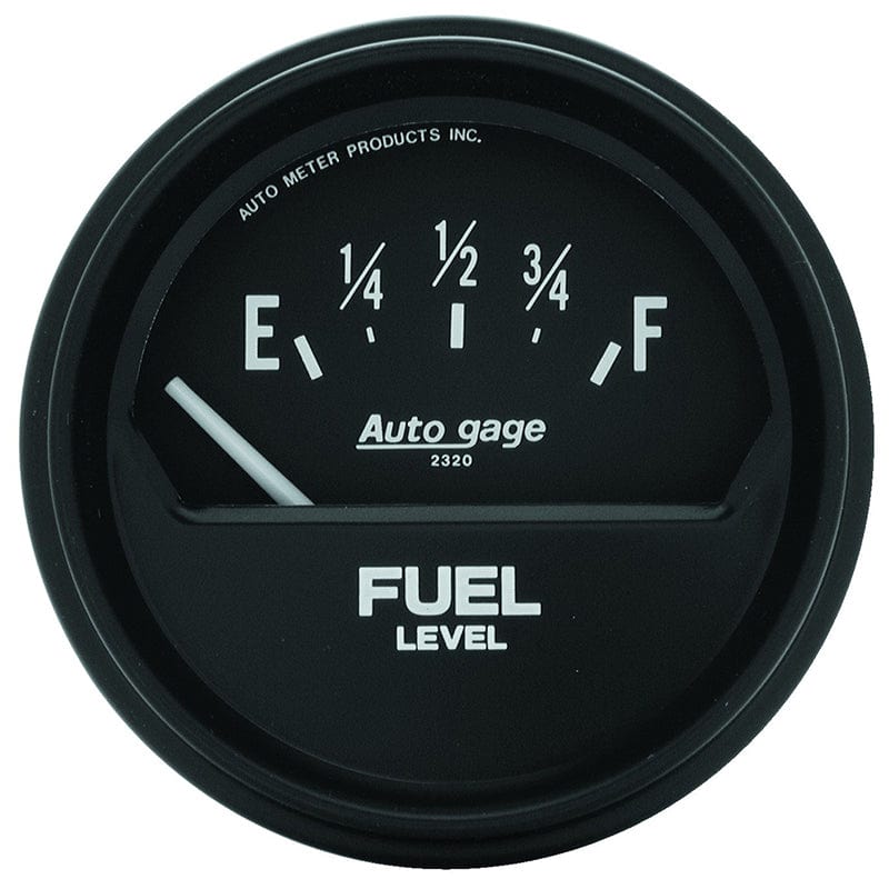 AUTOMETER 2-5/8", Short Sweep Electric, Ford, 73 ohms Empty/8-12 ohms Full Auto Meter Auto gage Series Fuel Level Gauge AU2315 SR