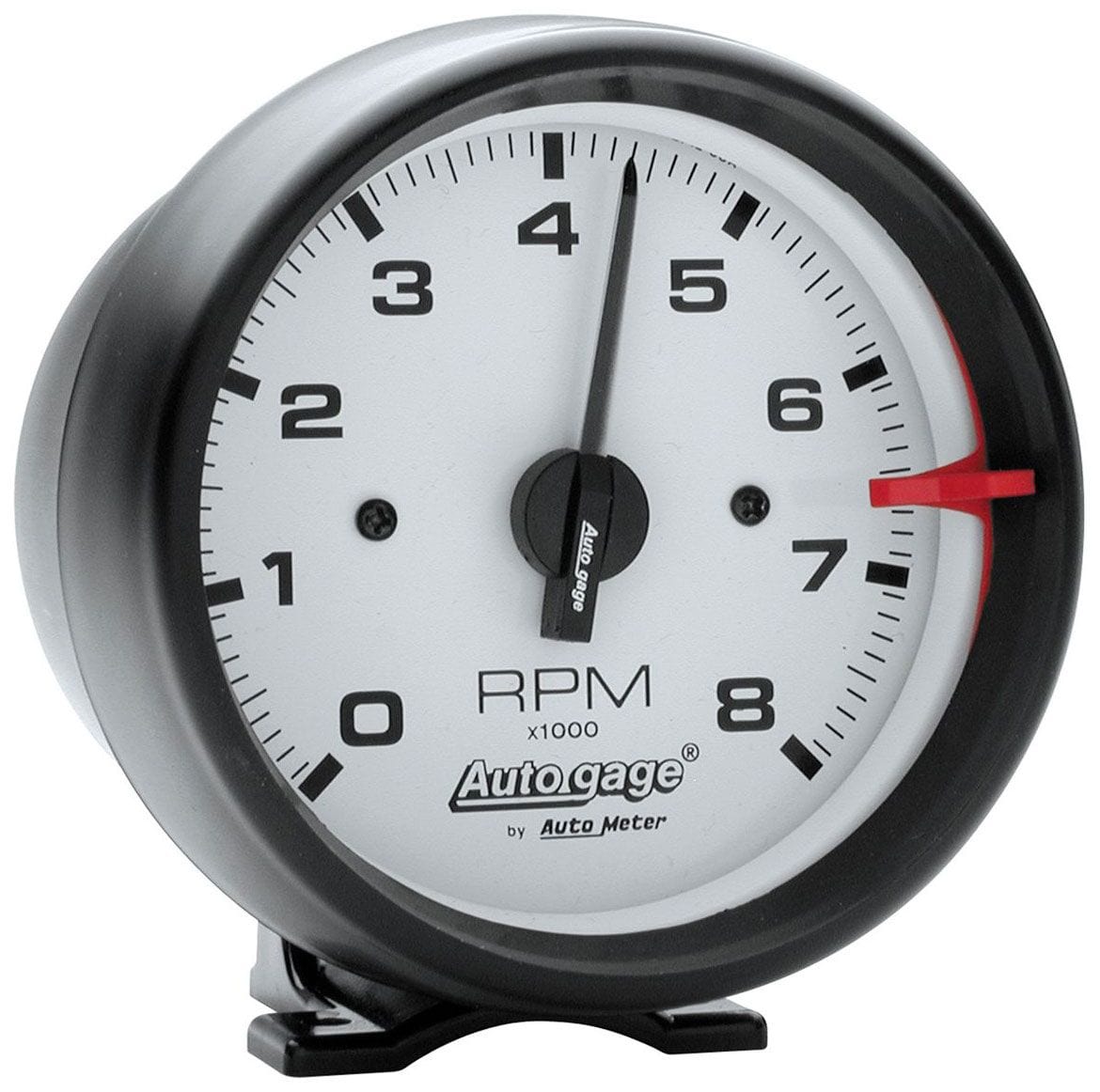 AUTOMETER 3-3/4", Pedestal Mount, Black Case and Bezel, White Dial, 0-8,000 rpm Auto Meter Auto gage Tachometer AU2303 SR