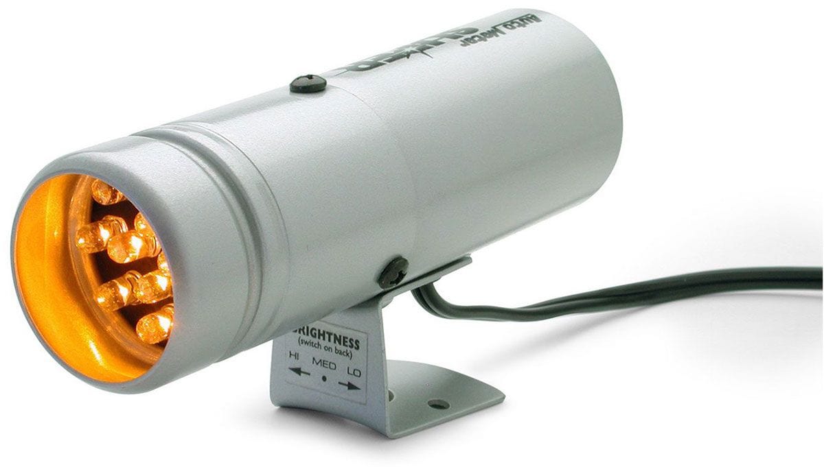 AUTOMETER 3-Position Brightness Switch, Silver. Auto Meter Super-Lite Shift Light AU5333 SR