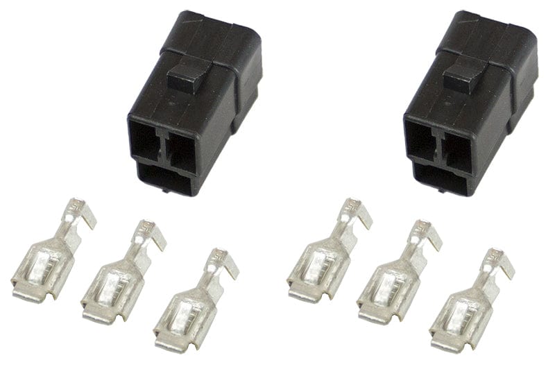 AUTOMETER 3 Terminal Suit SSE Gauges (2-Pack) Auto Meter Gauge Connectors AU3298 SR