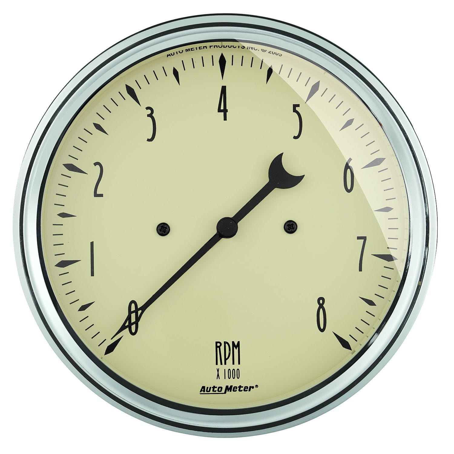 AUTOMETER 5", In-Dash, Electric, 0-8,000 rpm Auto Meter Antique Beige Tachometer AU1899 SR