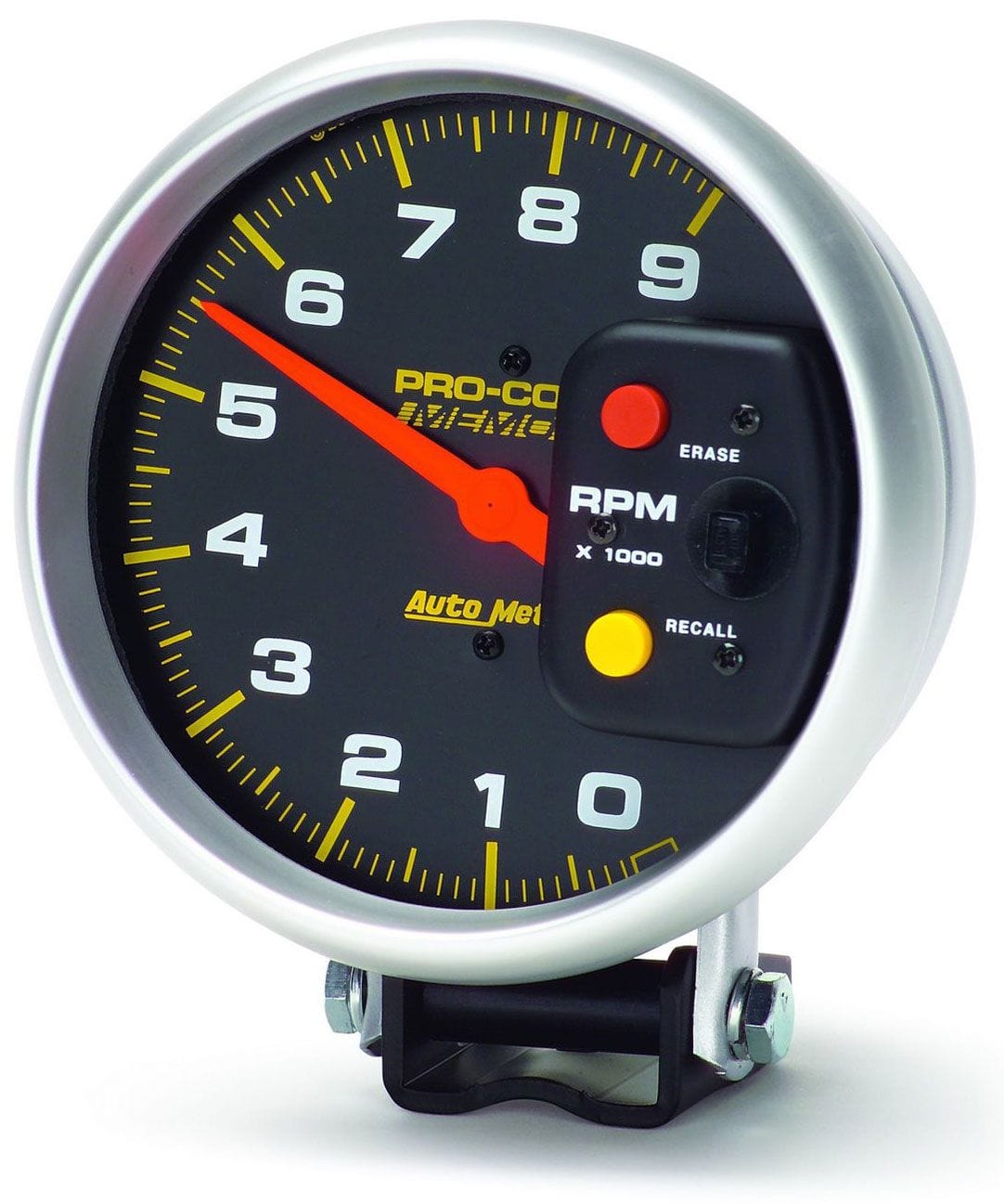 AUTOMETER 5", Pedestal Mount, Electric, Memory, 0-9,000 rpm Auto Meter Pro-Comp Series Tachometer AU6809 SR