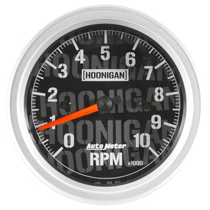 Auto Meter Hoonigan Series 3-3/8" In-Dash 10,000 RPM Tachometer AU4497-09000