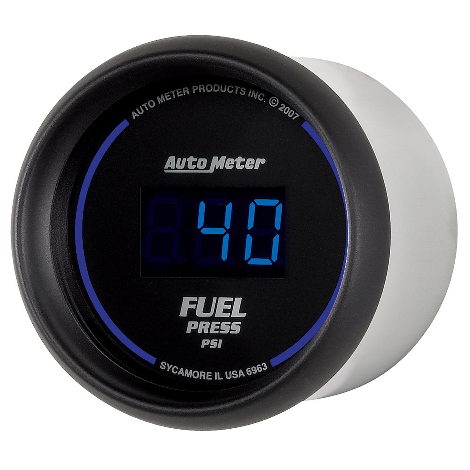 AUTOMETER Digital, In-dash, 2-1/16", 0-100 psi Auto Meter Cobalt Digital Series Fuel Pressure Gauge AU6963 SR