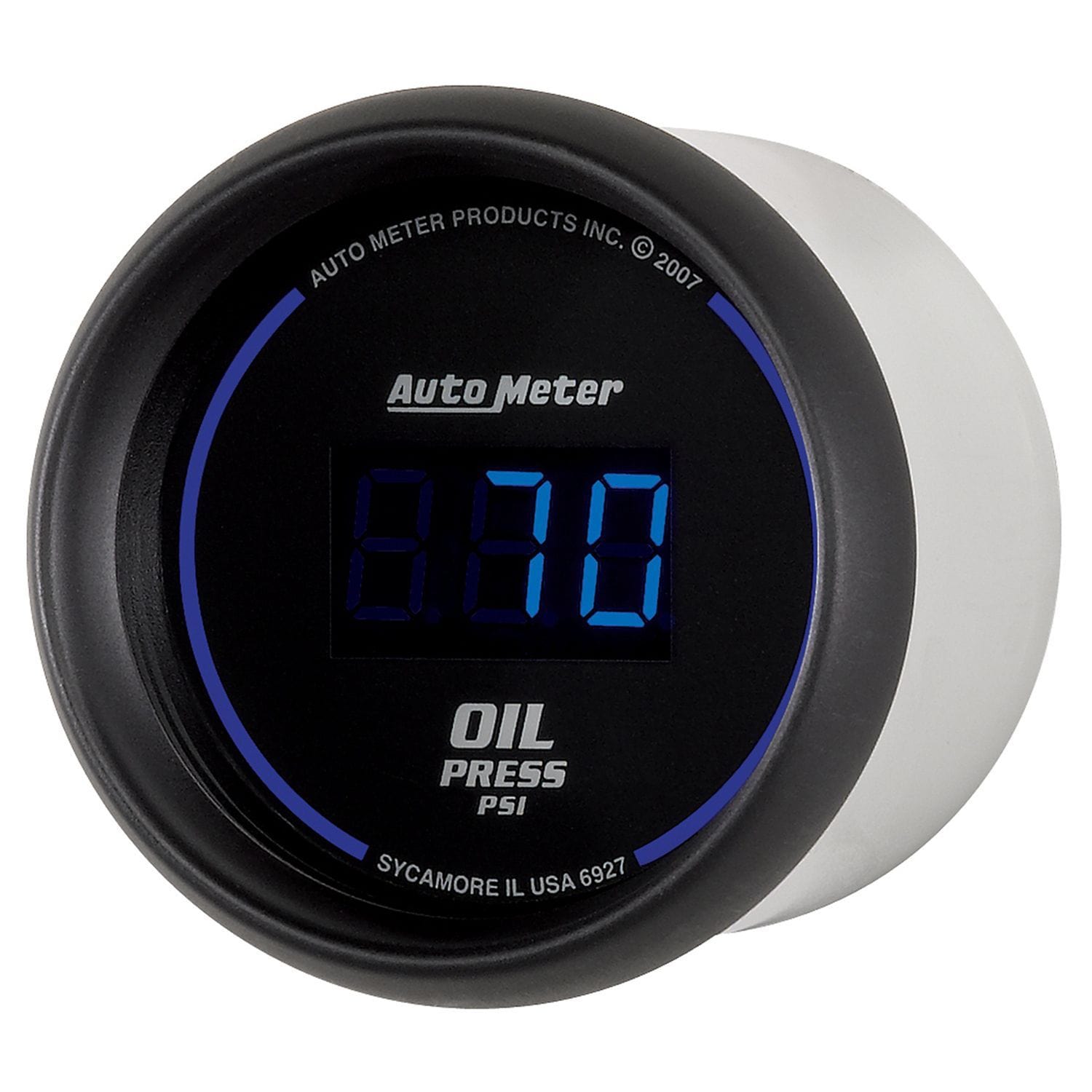 AUTOMETER Digital, In-dash, 2-1/16", 0-100 psi Auto Meter Cobalt Digital Series Oil Pressure Gauge AU6927 SR