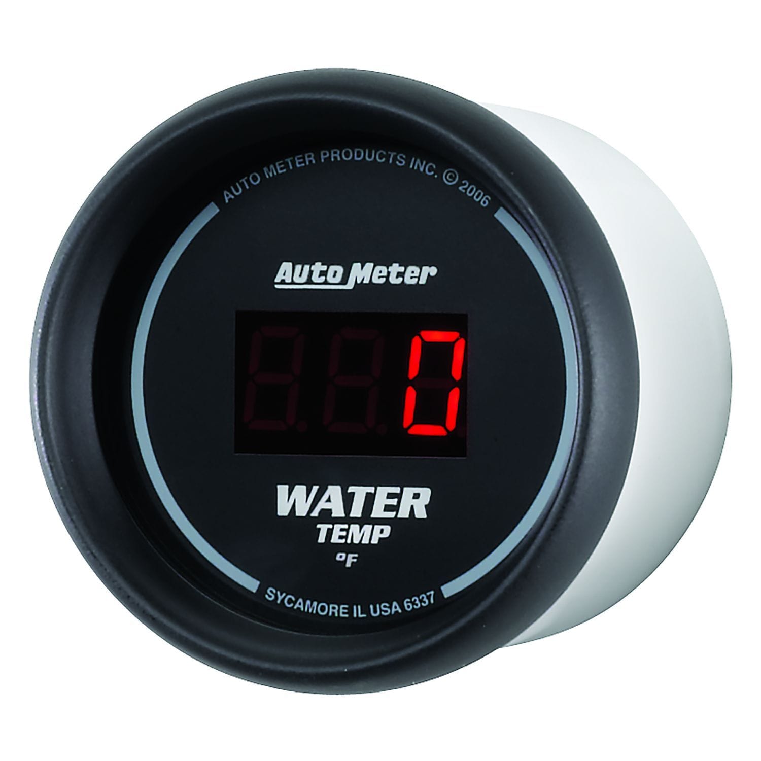 AUTOMETER Digital, In-dash, 2-1/16", 0-300°F Auto Meter Sport-Comp Digital Series Water Temperature Gauge AU6337 SR