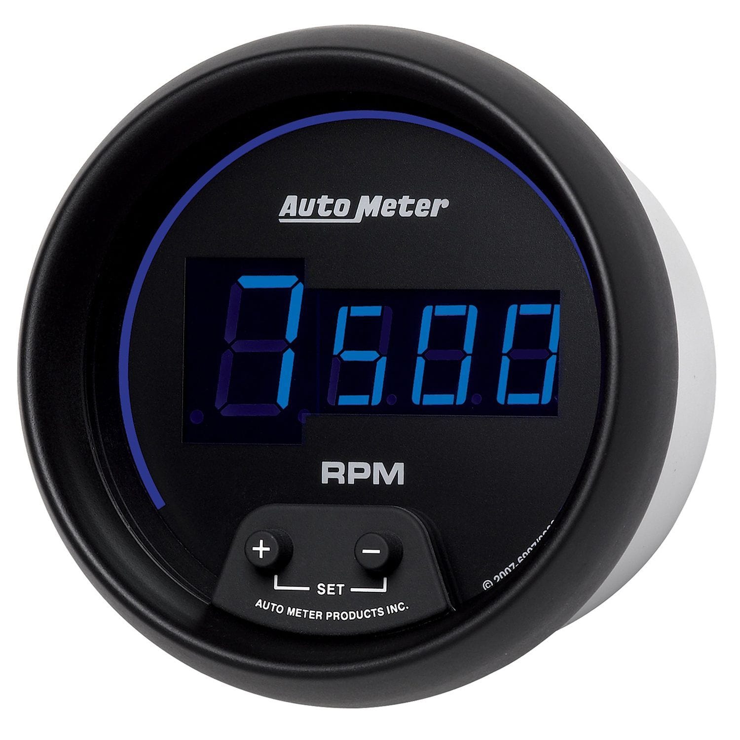 AUTOMETER Digital, In-dash, 3-3/8", 0-10,000 rpm Auto Meter Cobalt Series Tachometer AU6997 SR