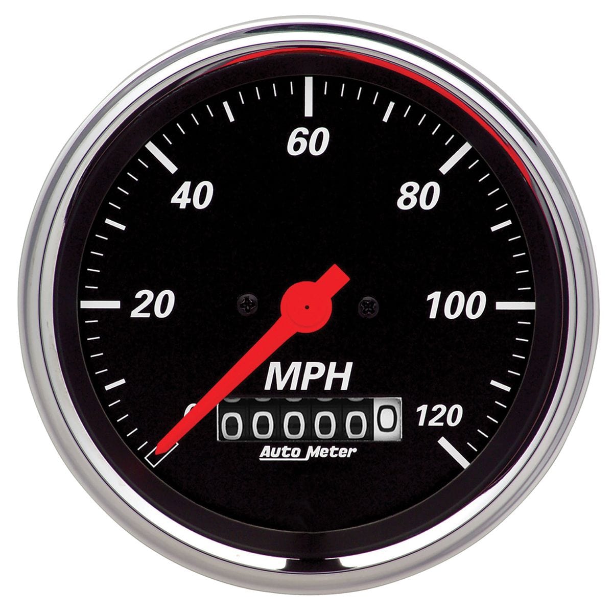 AUTOMETER Electronic with Wheel Auto Meter Designer Black Series 3-3/8" 120 mph Speedometer AU1479 SR