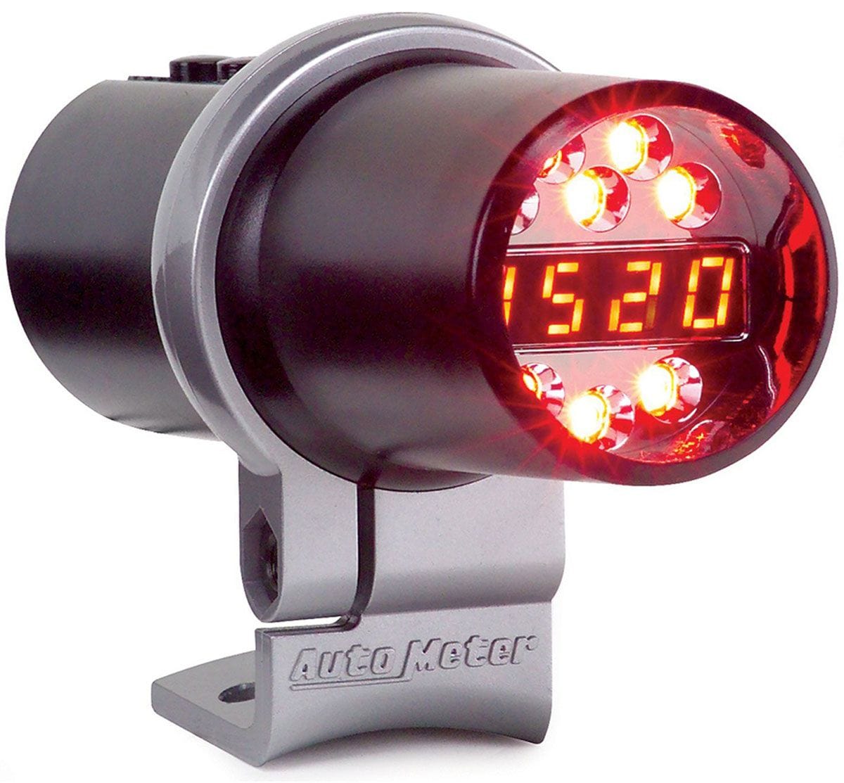 AUTOMETER Pro Shift-Lite, Black Housing, Amber Lens Auto Meter Level 1 External Digital Pro Shift Light AU5343 SR