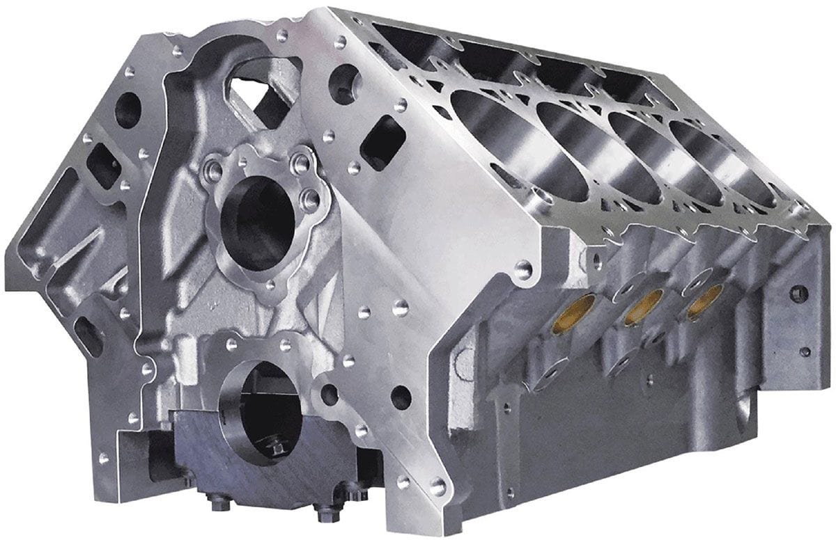 DART 4.125" Bore, 9.240" Deck, Full Skirt Block Dart LS Next SHP Cast Iron Engine Block 4-Bolt Steel Caps DA31867211 SR