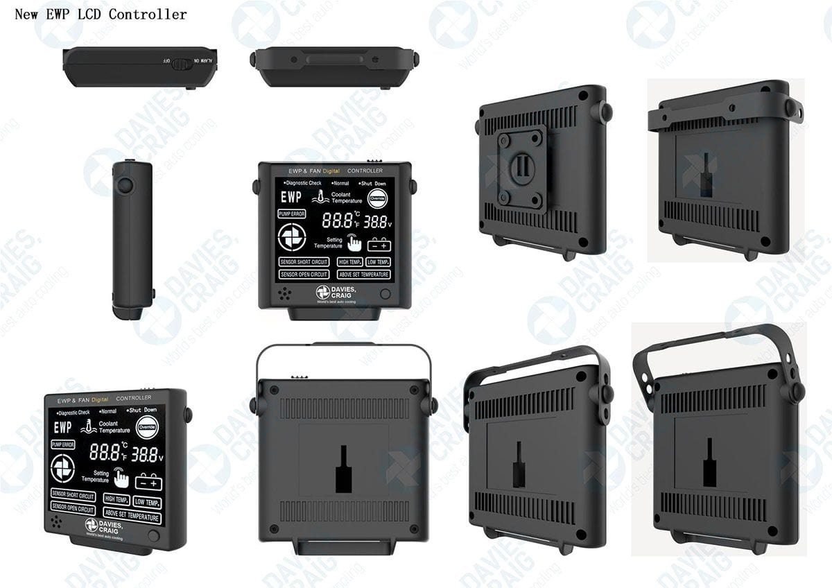 DC Suit 12 & 24 Volt Davies Craig LCD EWP & Fan Controller V2 DC8002 SR