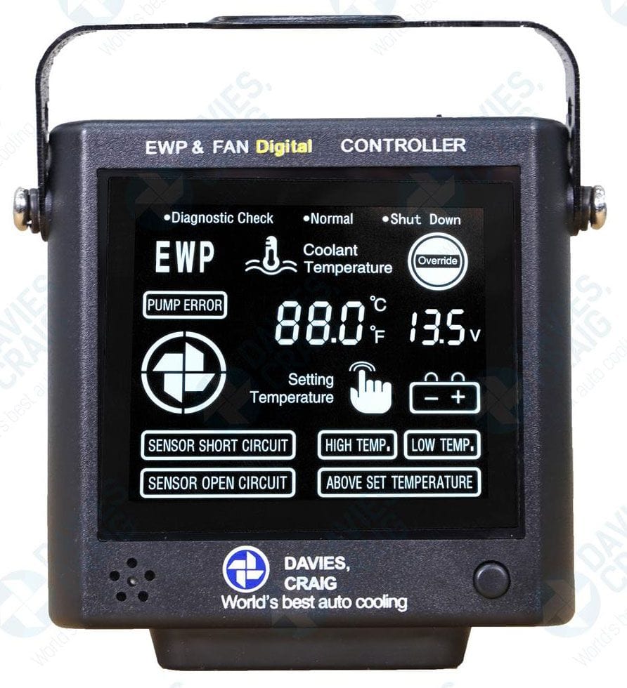 DC Suit 12 & 24 Volt Davies Craig LCD EWP & Fan Controller V2 DC8002 SR