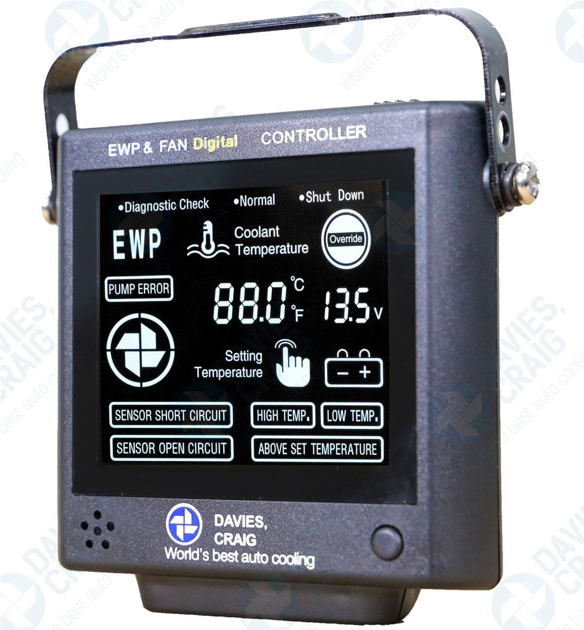 DC Suit 12 & 24 Volt Davies Craig LCD EWP & Fan Controller V2 DC8002 SR