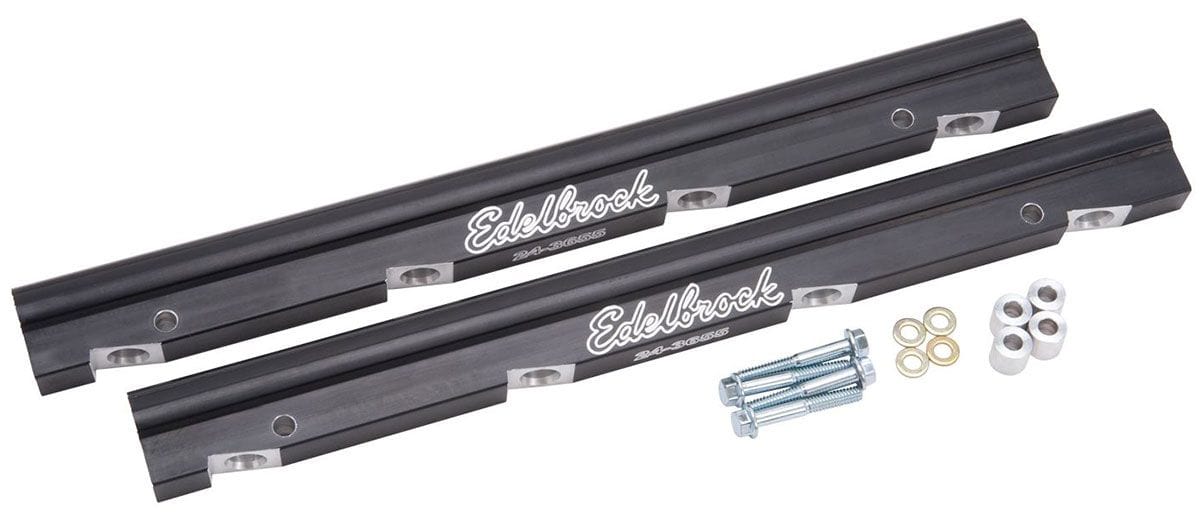 EDELBROCK -8AN inlet/Outlet Suit Edelbrock LS3 Manifold With Standard Injectors Edelbrock EFI Fuel Rail Kit ED3655 SR