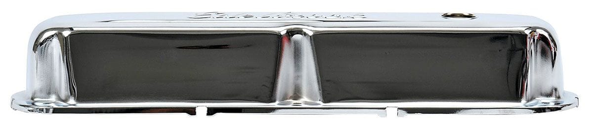 EDELBROCK Chrysler 318-340-360 V8 '65-91, 3.2" overall height Edelbrock Signature Series Chrome Valve Covers ED4495 SR