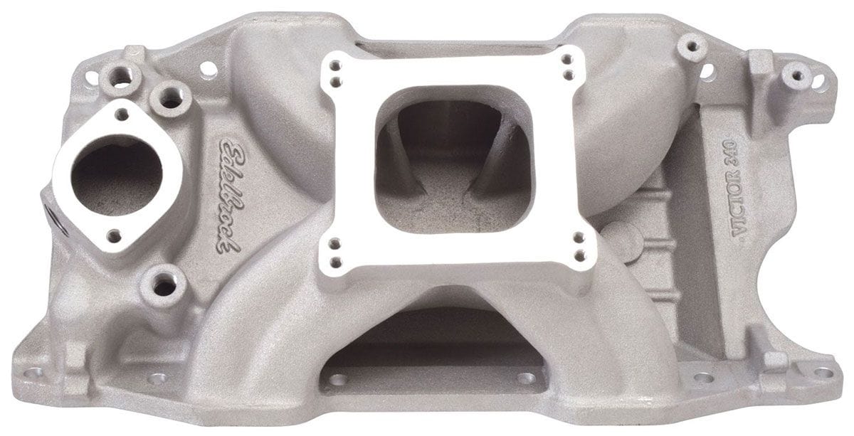 EDELBROCK Chrysler 340-360, 3500-8000 rpm Edelbrock Victor 340 Intake Manifold ED2915 SR