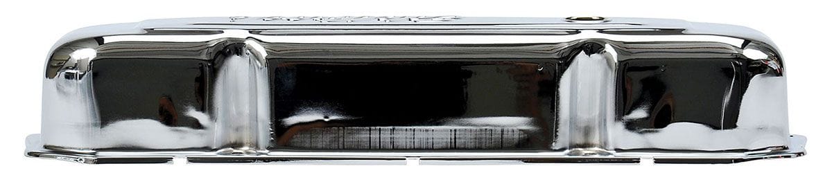 EDELBROCK Chrysler 361-383-400-413-426-440 '58-79, 3.6" overall height Edelbrock Signature Series Chrome Valve Covers ED4491 SR