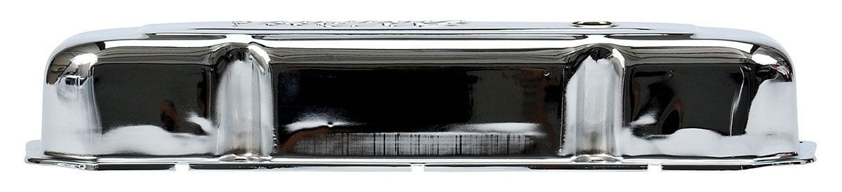 EDELBROCK Chrysler 361-383-400-413-426-440 '58-79, 3.6" overall height Edelbrock Signature Series Chrome Valve Covers ED4491 SR