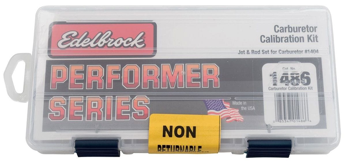 EDELBROCK For ED1403, ED1404, ED1801, ED1802, ED1803, ED1804 Edelbrock Calibration Kit for Performer & Thunder Series Carburettors ED1486 SR