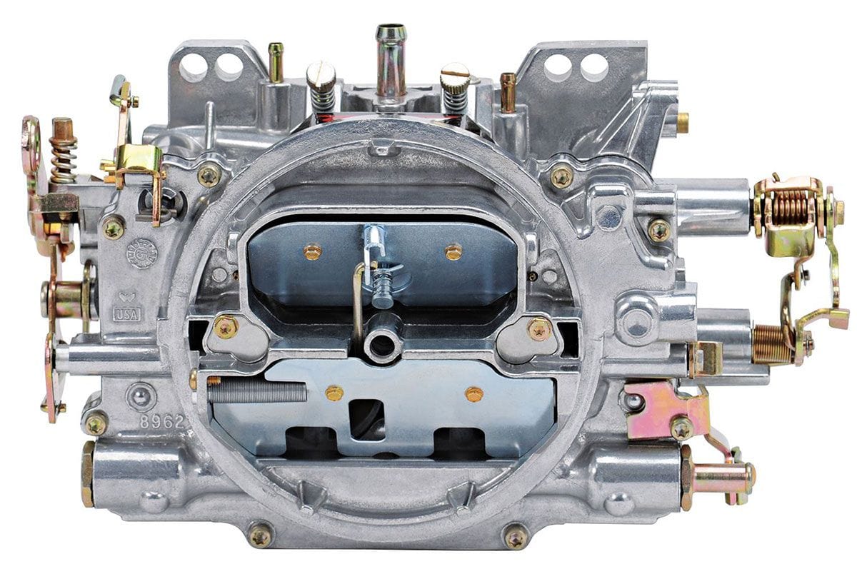 EDELBROCK Manual choke, square flange, non-EGR, Single Carb Application Edelbrock 500 CFM AVS2 Series Carburettor ED1902 SR