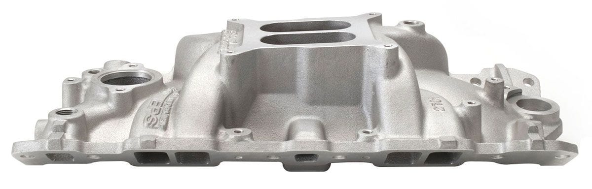 EDELBROCK SB Chevy, Idle - 5500 rpm, Dual Plane, non-EGR Edelbrock Performer EPS Intake Manifold ED2701 SR