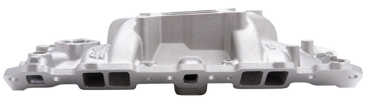 EDELBROCK SB Chevy, Idle - 5500 rpm, Dual Plane, non-EGR, oil fill tube Edelbrock Performer EPS Intake Manifold ED2703 SR