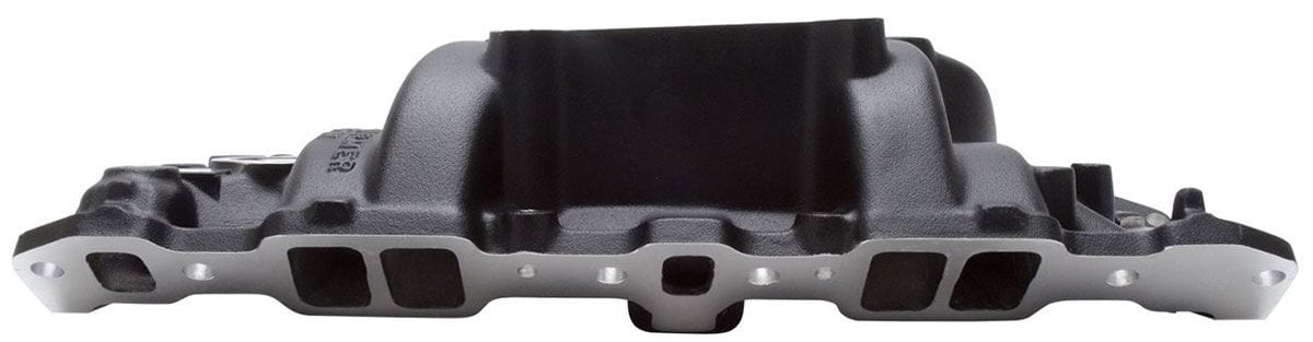 EDELBROCK Small Block Chevy, 1500-6500 rpm Edelbrock Performer RPM Intake Manifold - Black finish ED71013 SR