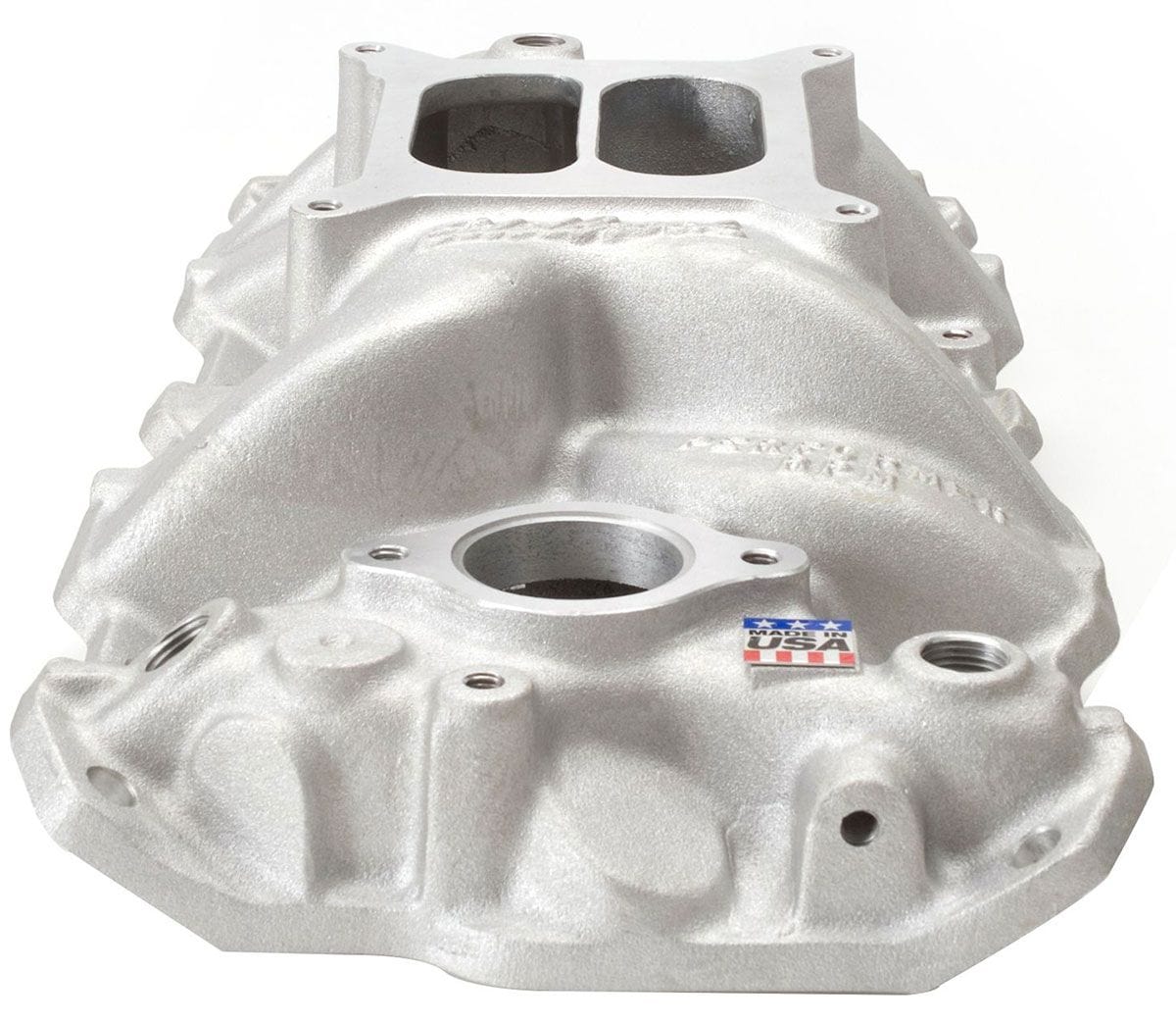 EDELBROCK Small Block Chevy, 1500-6500 rpm Edelbrock Performer RPM Intake Manifold ED7101 SR
