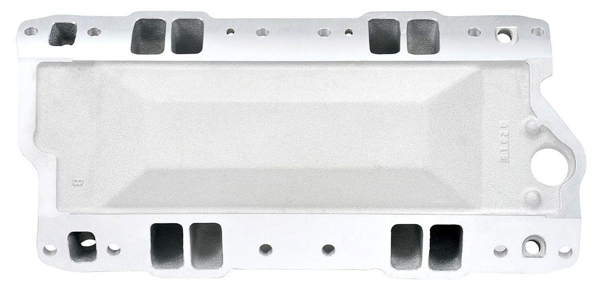 EDELBROCK Small Block Chevy, 1500-6500 rpm Edelbrock RPM Air-Gap Intake Manifold ED7501 SR