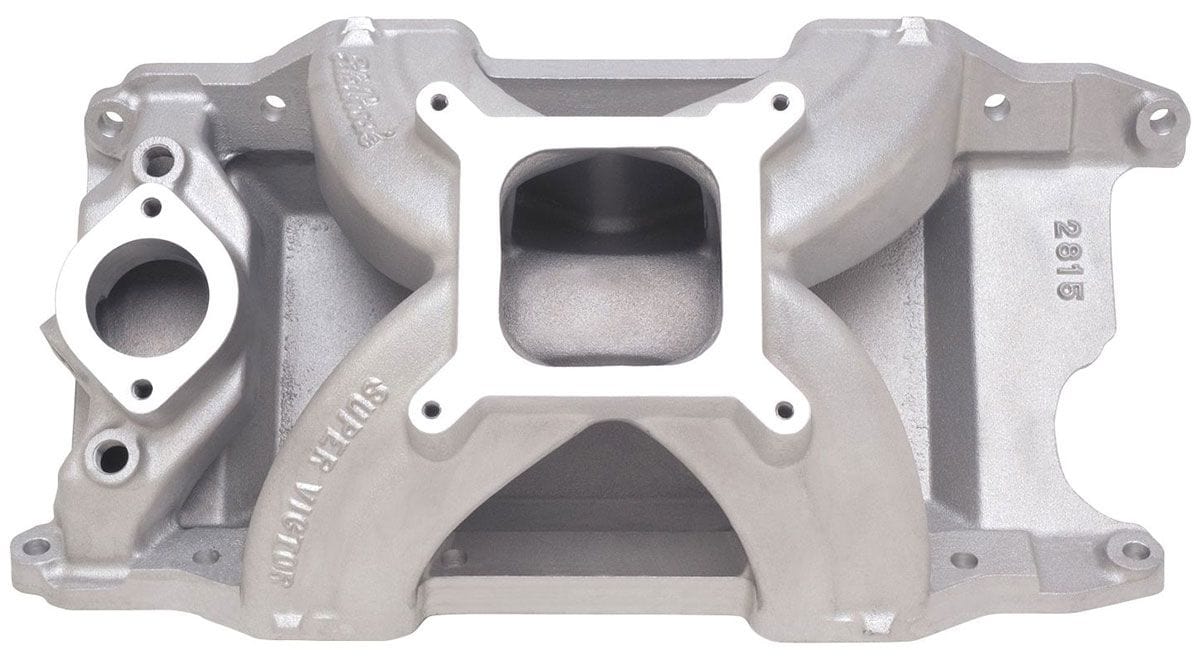 EDELBROCK Small Block Chrysler, 3500-8000 rpm Edelbrock Super Victor Intake Manifold ED2815 SR