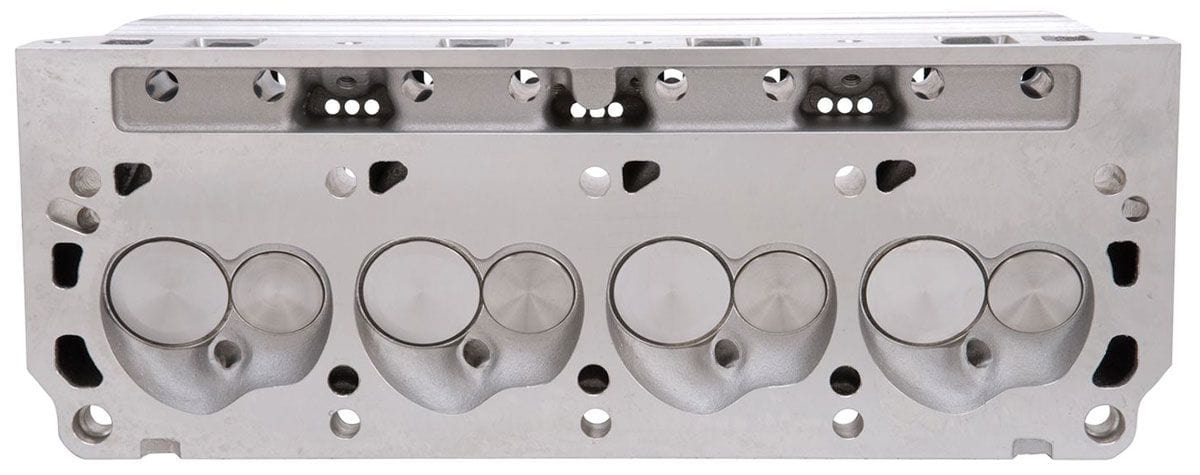 EDELBROCK Small Block Ford 289-351W, 60cc chambers, 210cc intake port, mech rol Edelbrock Victor Jr. 20° Cylinder Heads - Single - Complete ED77199 SR