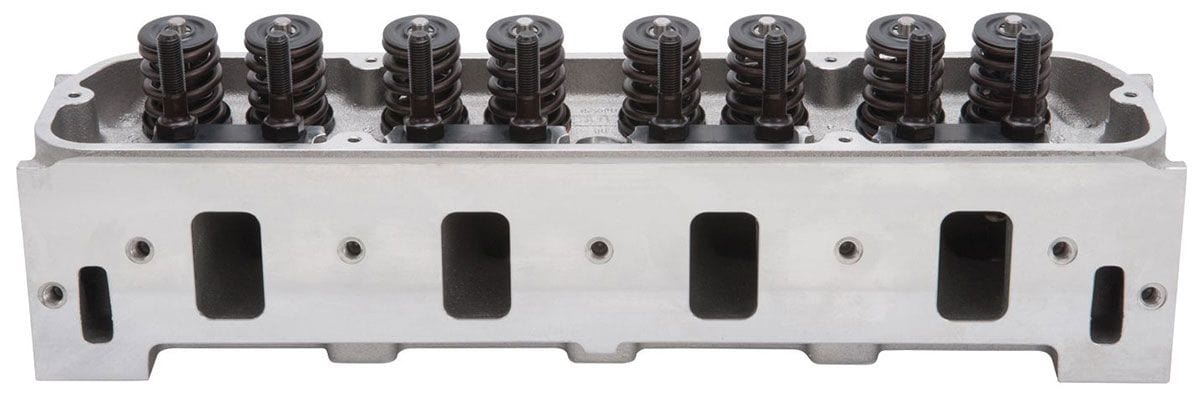EDELBROCK VN style with carburettor, 195cc intake port, suit Flat tappet cam. S Edelbrock Performer RPM Aluminium Cylinder Head - Holden V8 ED61389 SR