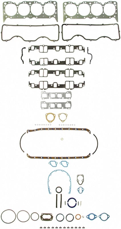 FELPRO Suit BB Chev 348 "W-Head" Felpro Full Gasket Set FEFS8007PT-3 SR