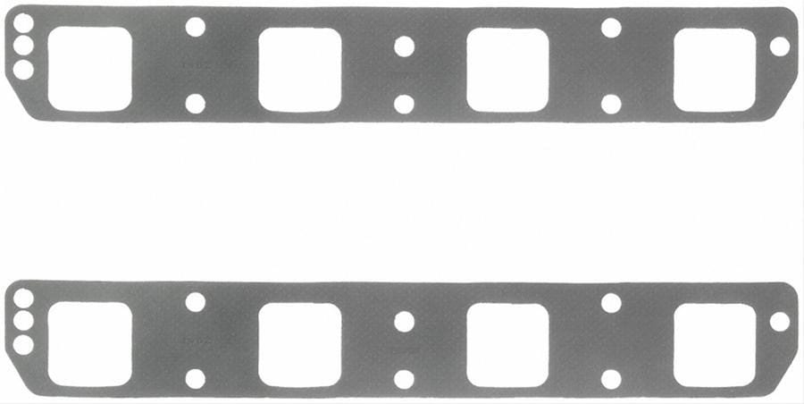 FELPRO Suit Chrysler 426 Hemi 1.84" x 1.74" Felpro Perforated Steel Exhaust Gasket Set FE1462 SR
