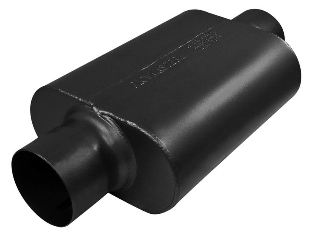 FLOWMASTER Oval, 4" Center Inlet / Outlet Flowmaster 40 Series Delta Force Muffler FLO854040-10 SR