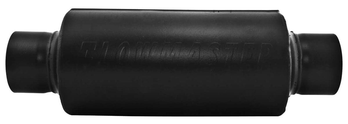 FLOWMASTER Round, 3" Inlet/Outlet Flowmaster Hushpower Street Pro Series Muffler FLO13012100 SR
