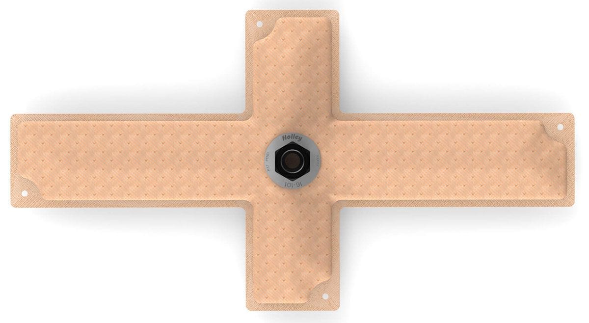 HOLLEY 15" x 8" Cross, Center Pick-Up With 3/8" NPT Female Fitting Holley Hydramat HO16-101 SR