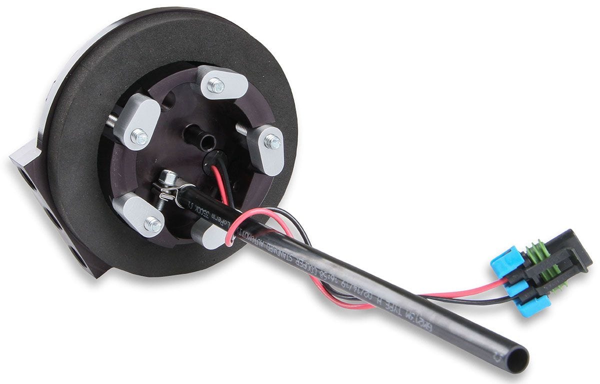 HOLLEY 255 LPH, 550HP EFI Or 700HP Carb @ 60 PSI Holley Retrofit Intank Fuel Module - Returnless HO12-131 SR