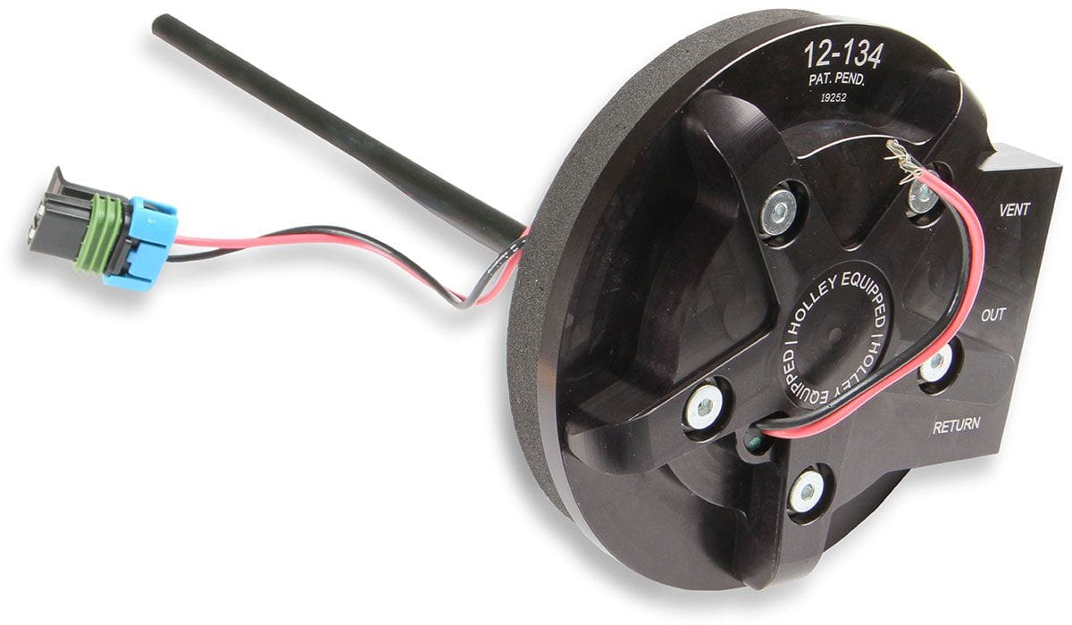 HOLLEY 255 LPH, 550HP EFI Or 700HP Carb @ 60 PSI Holley Retrofit Intank Fuel Module - Returnless HO12-131 SR